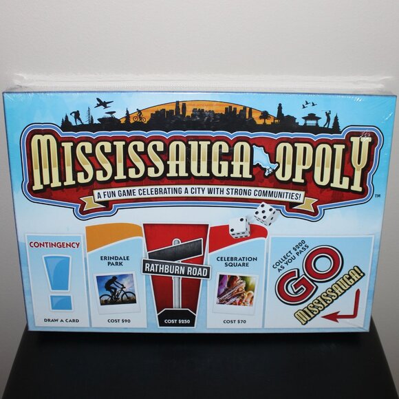 3/$188❤️sealed MISSISSAUGA OPOLY board game Late For The Sky Mississaugaopoly - Picture 2 of 6